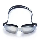 Silicone strap swimming pool gear best waterproof swim goggles for asian