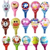 Customize helium party balloons Wholesale advertising handheld stick inflated mylar helium foil cartoon balloons