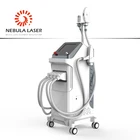 Diode laser hair removal + ipl + nd yag laser + RF, multi-functional personal salon beauty machine/equipment