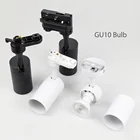 Track Light LED Clothing Shop Mall 6W GU10 Bulb Ceiling Spot Lights For Showroom