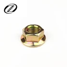 Color zinc plated hexagonal flange nut China factory price
