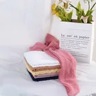 New Solid Color Plain Chiffon Jacquard Plum Blossom Muslim Hijab Scarf