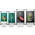 Aluminum Poster board frame display stand