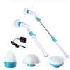 Multi-function Wireless Household Bathroom Electric Brush For Cleaning Tools Home Turbo Scrub Brush Spin Scrubber Long Handle