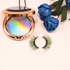 Customized personal label, special color 3D mink eyelashes for Halloween Queen's party, special eyelash glue