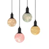 Cute 3AAA Battery Ball Light Globe Decorative Lights RGB Warm Fairy 10LED Cotton Ball Lamp with Rope Hanging Lighting