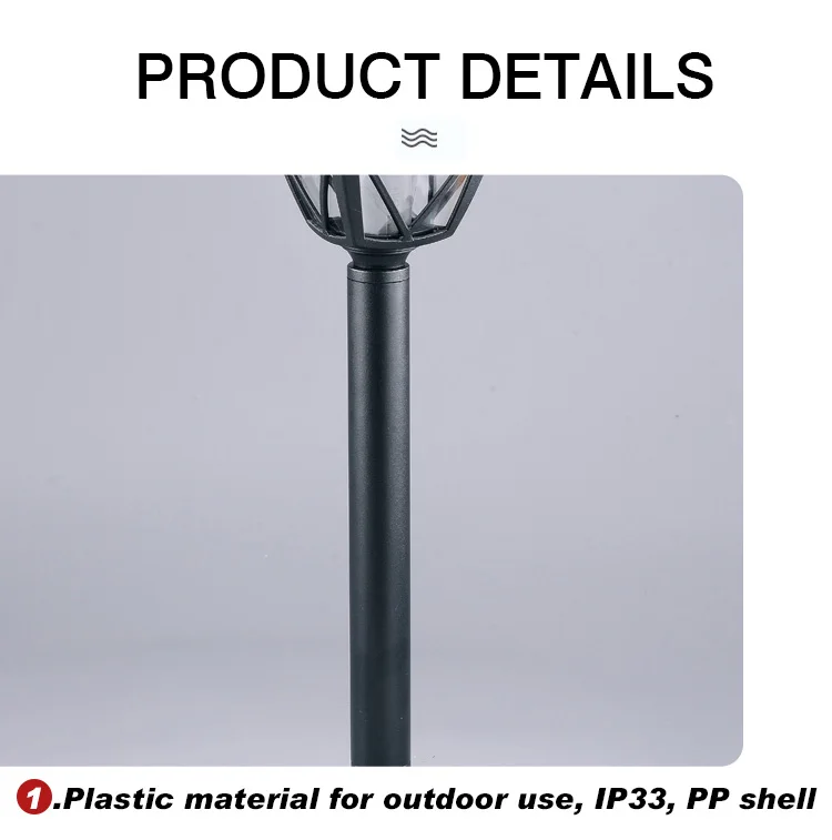 Hot Sale Newest Outdoor Decorative Fixture Pillar Lights For Garden Gate