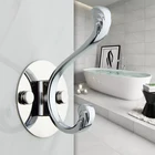 Stainless Hook Hanger Hook Hot Selling Double Stainless Steel Metal Hanger Hook Robe Door Wall Hook
