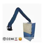 industrial welding fume extractor with two suction arms/dust collector with two suction arms
