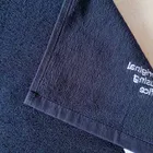 100%cotton high quality gym towel custom logo embroidery