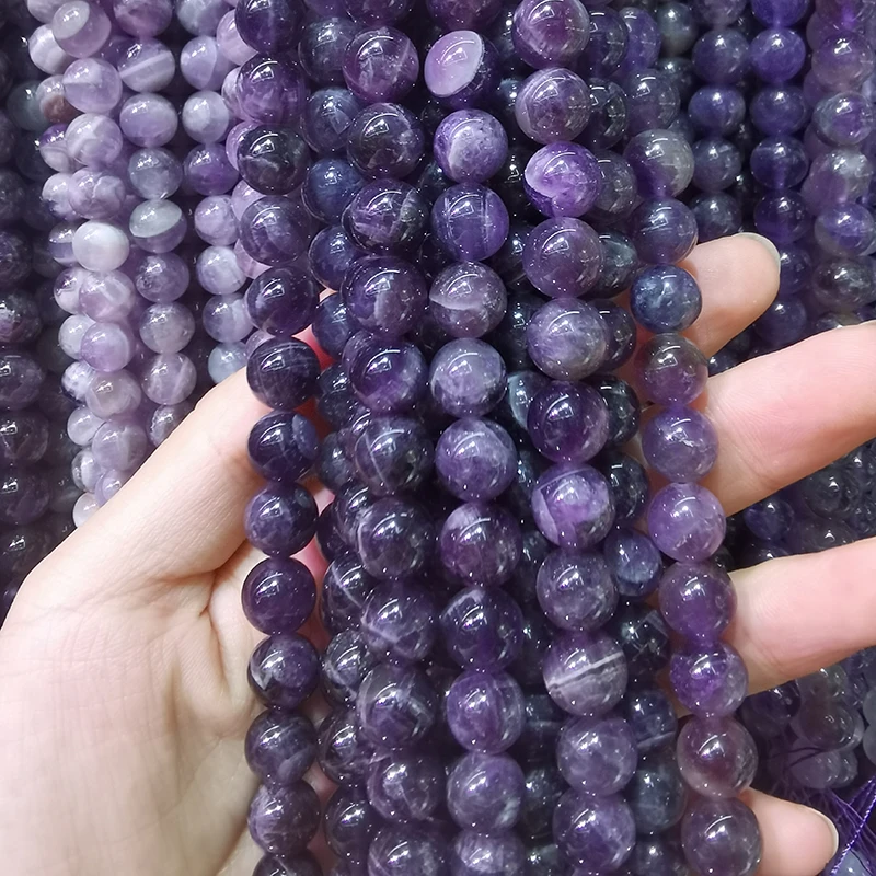 Wholesale Natural Stone Round Loose Beads Crystal Healing Gemstone