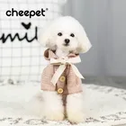 Pet Coat Manufacturer Direct Sale Autumn And Winter New Dog Clothes Wholesale Pet Plaid Coat Pet Teddy Winter Coat