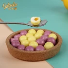 sweet chew soft chewy fruit candy center filled lemon passion fruit soft candy
