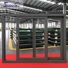 AS2047 commercial aluminum window manufacturers tinted glass sliding aluminium window doors for house