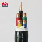 0.6 / 1kv 4sqmm 6sqmm 10sqmm 16sqmm four core XLPE insulated refractory aluminum copper pvc power cable kabel nym