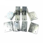 90 Degree U shaped Mounting Heavy Duty Metal Corner Angle Bracket Bed Hardware Fittings with Zinc Plating
