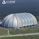 Prefabricated Factory Supply Steel Pipe Roof Structure Warehouse Light Space Frame Aircraft Hangar