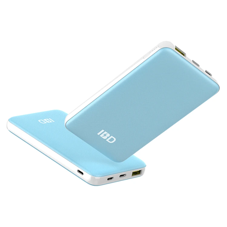 IBD Qualcomm certificated Type C plus QC 3.0 Quick Charger 10000mAh fast charging mobile Power Bank - ANKUX.COM