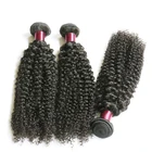 Brazilian Remy Cuticle Aligned Raw Virgin Human Hair, Tight Afro Kinky Curly Hiar Bundles