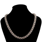 Gift Handmade Custommade Chain Necklace Supplier Captive Round Beaded Jewelry Choker Necklace Chainmail