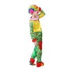 Clown Costume Adult Halloween Insane Carnival Cosplay Professional Fancy Joker