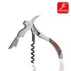 Custom color wood double lever waiters corkscrew wine bottle opener