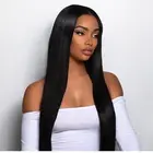 Sunlight Hot Sale lace -front -wig straight brazilianhairwigsforblackwomen24 inch ombre lace front virgin hair human wig