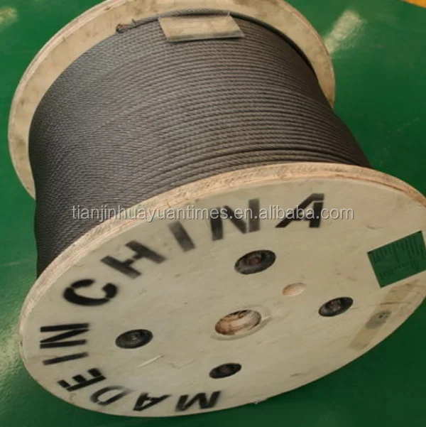 (29 years factory )ISO 4344 WIRE ROPE FOR ELEVATOR 8*19S+FC