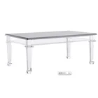 Acrylic Table Hot Sale Acrylic Acrylic Living Room Table Wood Top Coffee Table Hot Sale Center Table