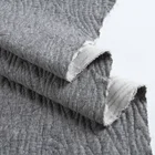 Top Quality Textile Stretch Grey Knitted Jacquard Polyester Cotton Spandex Twill Fabric For Women Night Dress