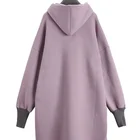 Hoodie Hoodie Manufacturers Warm High Neck Oversize Hoodie Women Letter Print Plussize Hoodie