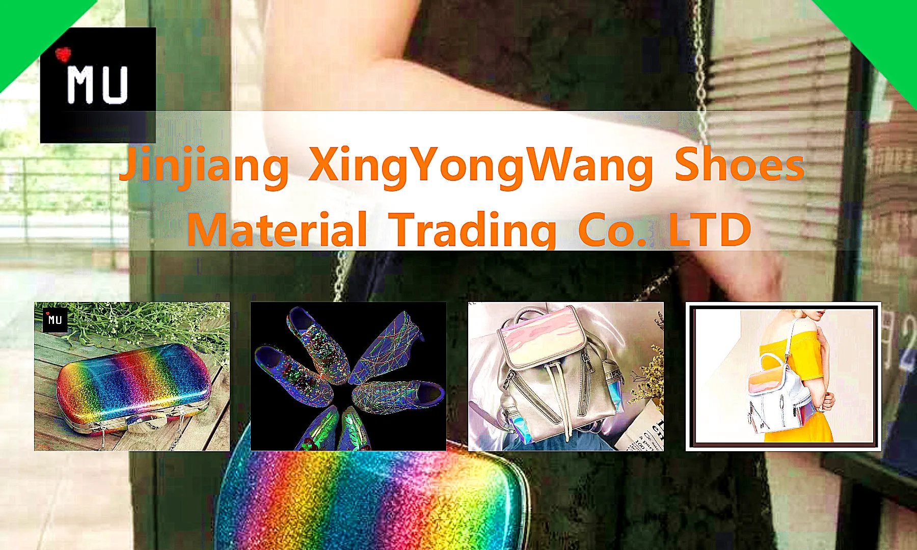 Magic color change leather color shifting vinyl fabric for bags making