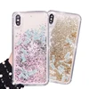 For iPhone X XR XS MAX Liquid Floating Glitter Case With Bling Quicksand Glitter Mobile Phone Case Protective Cover