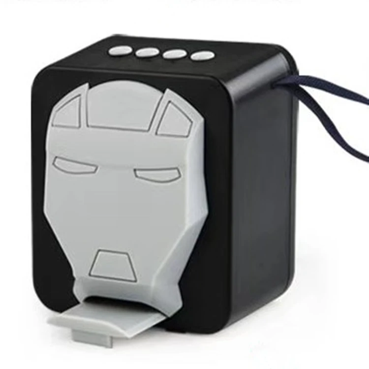 2019 new iron portable mobile phone bracket card small audio creative wireless blue tooth speaker - ANKUX.COM