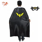 Yiwu Chaola No MOQ New 16 Styles 90X140CM Satin Superhero Capes And Mask For Adults