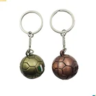Custom Design Zinc Alloy 3D Metal Volleyball football soccer ball keychain / key chain / key ring