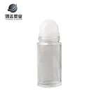 Personal Care Perfume Cosmetic Roll on Bottle High Quality 50ml Glass Mini Cosmetic Roll on Bottle Perfume