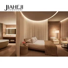 Bedroom Set JIAHEJI-A005 Customize Seaside Resort Double Bed Room Hotel Furniture Bedroom Set