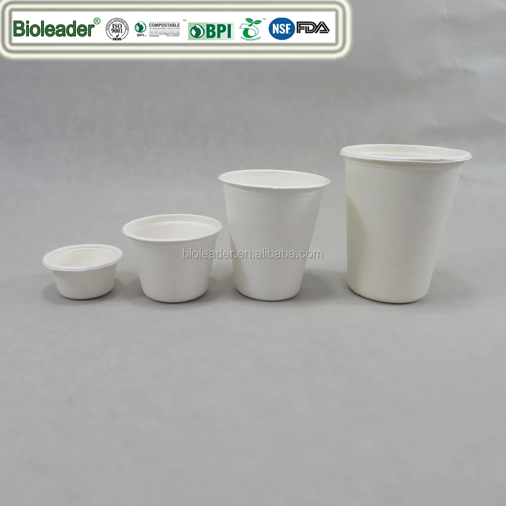 Manufacturer Directly Restaurant Disposable Biodegradable Sugarcane Bagasse Fiber Pulp Cup