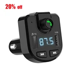 High Quality Resolution 3.1A Faster Charging Bluetooth Fm Transmitter Car Kit Mp3 Player