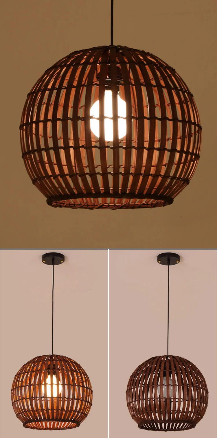 Garden chandelier creative lighting tea house features bamboo lanterns art chandeliers pendant light