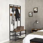 Coat Rack Metal Metal Coat Rack Living Room Hallway Hall Tree Coat Shoe Rack Stand Stable Metal Coat Rack