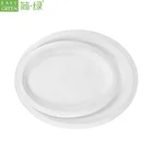 Hot Sale compostable sugarcane bagasse disposable paper plate sets dinnerware