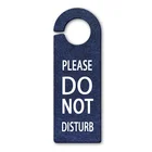 Packaging Customization Custom Shape Door Hanger Decorative Do Not Disturb Card Privacy