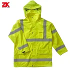 Hot selling High visible EN471 multi-functional pockets reflective jacket