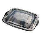 Wholesale Disposable Lunch Box Container Clear Plastic Disposable Food Pack With High Quality