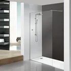 Hige quality bathroom 8/10mm tempered glass wall panel for shower