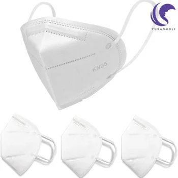 KN95 mask Meltblown face mask disposable 5 ply ffp2 earloop with good quality