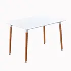 2019 Hot sale dining room furniture mdf dining table sets with 4 or 6 chairs