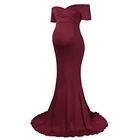 Chinese Factory Maternity Off Shoulder Elegant Photography Maternity Clothing Dresses For Outdoor Activity